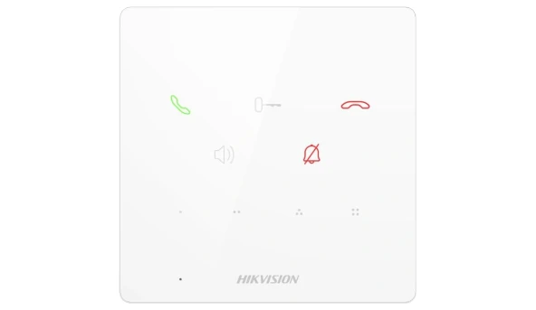 Аудиодомофон IP сетевой POE Hikvision DS-KH6000-E1/White