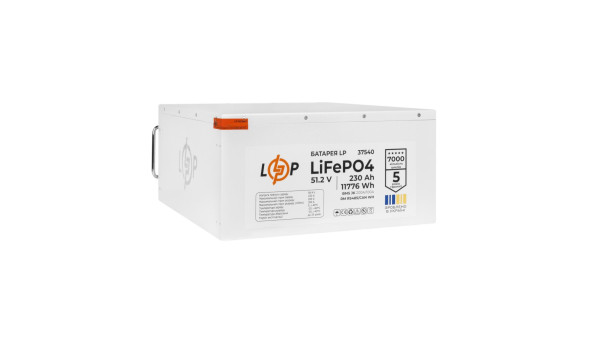 Аккумулятор LP LiFePO4 51,2V - 230 Ah (11776Wh) (BMS JK 200A/100А) RM RS485/CAN WH - 637087