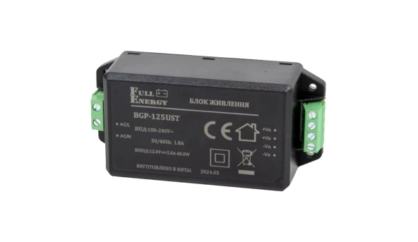 Блок питания Full Energy BGP-125UST 12 В / 5 А