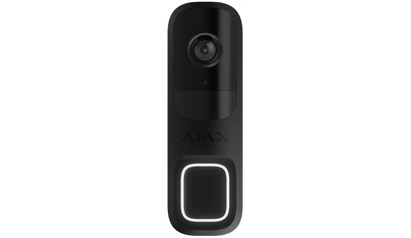 Видеозвонок Ajax Doorbell black RAL 9005