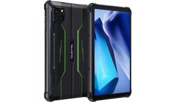 Планшет Oukitel RT3 8” HD+ /4GB/64GB/ MT6762 /5150mAh/ 16+8Мп /IP69K/ NFC / LTE Black - 637470