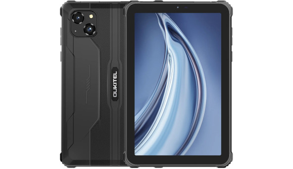 Планшет Oukitel RT3pro 8” HD / 4GB/128GB / G81 / 5150mAh / 16+8Мп / IP69K / LTE Black