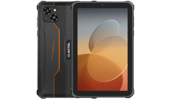 Планшет Oukitel RT3pro 8” HD / 4GB/128GB / G81 / 5150mAh / 16+8Мп / IP69K / LTE Orange