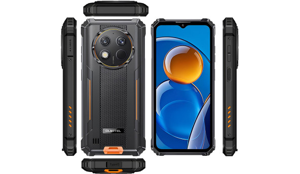 Смартфон Oukitel G1 6.5"HD+ /6GB/256GB T606 /10600mAh /48+5Мп/ IP69K /NFC Orange - 637502