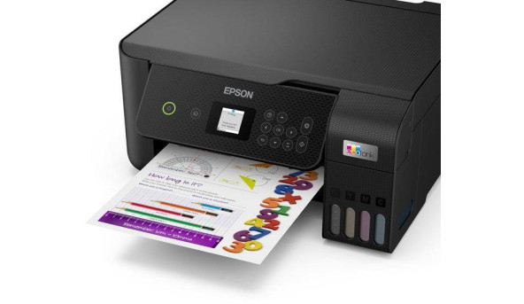 БФП А4 Ink Epson EcoTank L3260 (33 стор/хв, 5760 x 1440 dpi, Wi-Fi, СБПЧ, чорний) Фабрика Друку - 637525