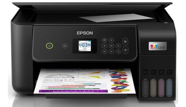 БФП А4 Ink Epson EcoTank L3260 (33 стор/хв, 5760 x 1440 dpi, Wi-Fi, СБПЧ, чорний) Фабрика Друку - 637525