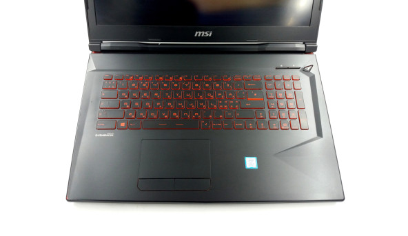 Игровой ноутбук MSI GL73 8RE Core i7-8750H 16 RAM 256 SSD 1000 HDD GeForce GTX 1060 [17.3" FullHD] - Б/У - 637552