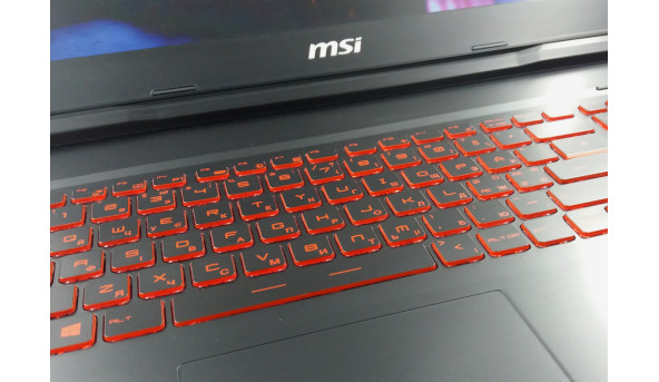 Игровой ноутбук MSI GL73 8RE Core i7-8750H 16 RAM 256 SSD 1000 HDD GeForce GTX 1060 [17.3" FullHD] - Б/У - 637552