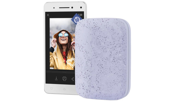 Фотодрукарка портативна HP Sprocket Purple (2"x3",313x400dpi,Zink, 64MB,Bluetooth, колір фіолетовий) - 637555