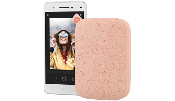 Фотодрукарка портативна HP Sprocket Pink (2"x3",313x400dpi,Zink, 64MB,Bluetooth, колір рожевий) - 637556