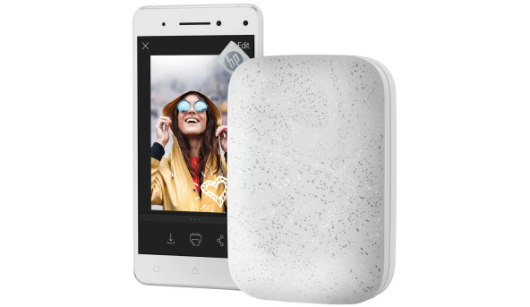 Фотодрукарка портативна HP Sprocket White (2"x3",313x400dpi,Zink, 64MB,Bluetooth, колір білий) - 637557