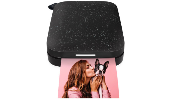 Фотопринтер портативний HP Sprocket Black (2"x3",313x400dpi,Zink, 64MB,Bluetooth, колір чорний)