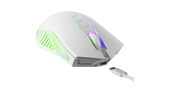 Мишка Defender Pandora GM-502, бездротова, ігрова, 7кн., 3200 dpi., 500 mAh, чорна - 637761
