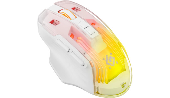 Мишка Defender Astro Elite GM-056, бездротова, ігрова, 3200dpi., 7кн., 500 mAh, біла - 637764