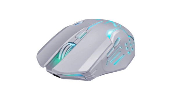 Мишка Defender Katana GM-511, бездротова, ігрова, 6кн., 3200 dpi., 400 mAh, біла - 637766