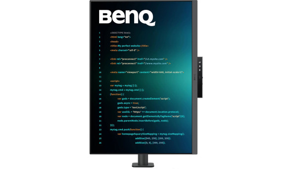 TFT 28.2" BenQ RD280UA, IPS, 3840x2560, 3:2, USB-C, HDMI, DP, HAS, ерго стійка, кол., металік-сірий - 638036