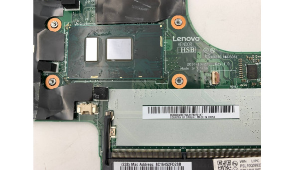 Материнська плата для ноутубка Lenovo ThinkPad X270 NM-B061 INTEL Core i3-6100U SR2EU Б/В - 638053