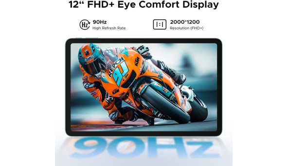 Планшет Doogee T36 12"90Hz FHD+ /8GB/256GB/ T620 /8800mAh/ 13+8Мп / LTE / Blue - 638118