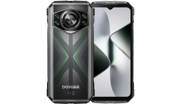 Смартфон Doogee S118 6.58" FHD+ /12GB/512GB/ G100 /10800mAh/ 50+32Мп / NFC/ IP68/IP69K Green
