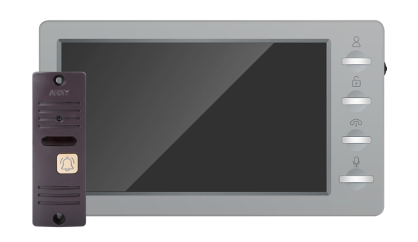 Комплект домофонный ARNY AVD-7008FHD (AVD-708 2Мп + AVP-05 2Мп), Gray + Brown