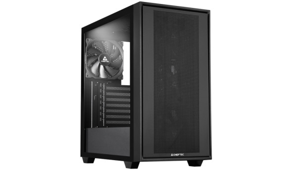 Корпус Chieftec NIGHT HUNTER 3 GS-03B-BLK-OP 4x120mm PWM, USB-C, E-ATX, без БЖ, Black