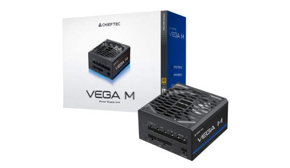 БЖ 850W Chieftec VEGA M PPG-850-C ATX 3.1 135mm, 80+ Gold, Fully modular, Retail - 638449