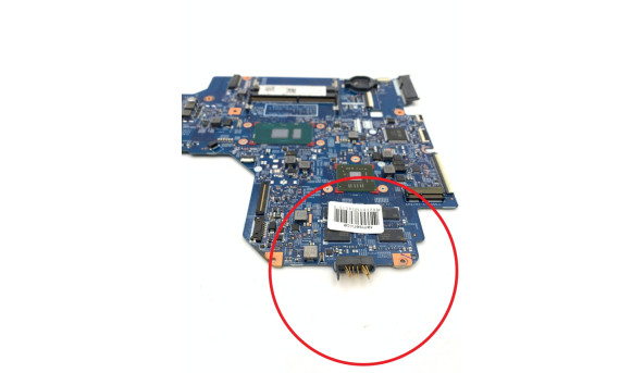 Материнская плата для ноутбука HP 17-bs, 448.0C705.0011, 455.0CD01.0006 i5-7200U SR342 Б/У - 638510