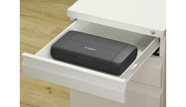 Друкарка А4 Canon Ink PIXMA TR150 (9 стор/хв, 4800x1200dpi, Wi-Fi,with battery, портативний, чорний) - 638523
