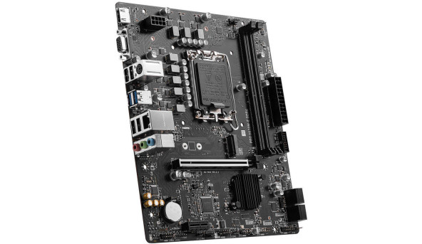MSI PRO H610M-E DDR4 (1700/H610, 2*DDR4, HDMI/VGA, 4xSATAІІІ, M.2, GLan, 7.1ch, mATX) - 638524