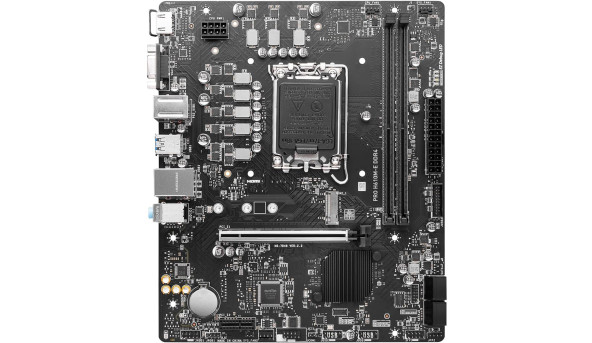 MSI PRO H610M-E DDR4 (1700/H610, 2*DDR4, HDMI/VGA, 4xSATAІІІ, M.2, GLan, 7.1ch, mATX)