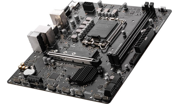 MSI PRO H610M-E DDR4 (1700/H610, 2*DDR4, HDMI/VGA, 4xSATAІІІ, M.2, GLan, 7.1ch, mATX) - 638524