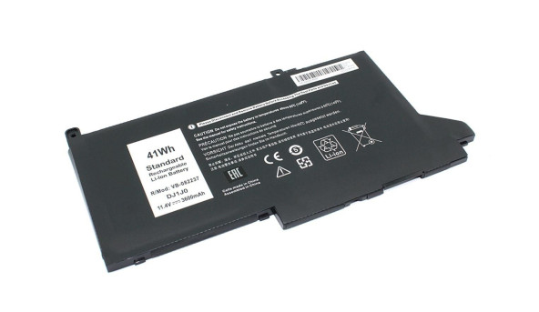 Акумуляторна батарея для ноутбука Dell DJ1J0 Latitude E7280 11,4 В Black 3600 мАг OEM