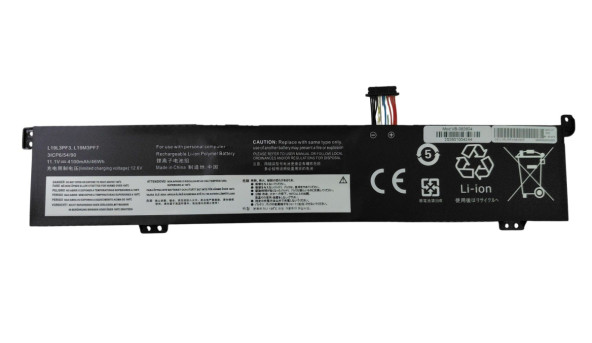 Акумулятор для ноутбука Lenovo L19M3PF7 Ideapad Creator 5-15IMH05 11.1 В Black 4100 мАг OEM