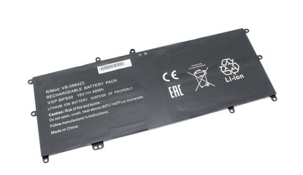 Аккумуляторная батарея для ноутбука Sony VAIO VGP-BPS40 SVF14 SVF15 15.0V Black 3170mAh OEM