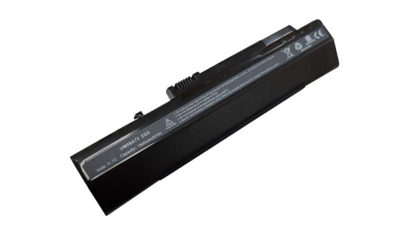 Посилений акумулятор для ноутбука Acer UM08A73 Aspire One 11.1 В Black 7800 мАг OEM