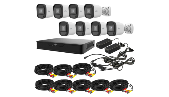 Комплект відеоспостереження Uniview AHD 8BULLET