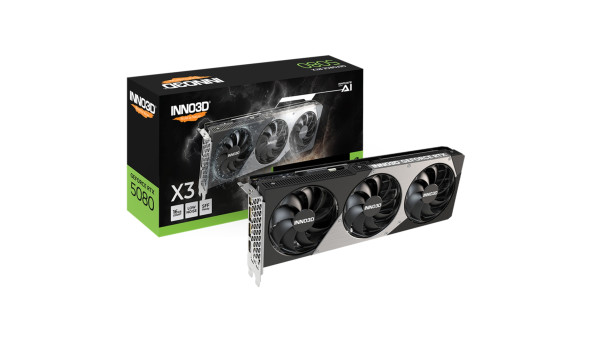 GeForce RTX5080 Inno3D X3, 16GB GDDR7, 256bit, PCI Express 5.0 - 639298