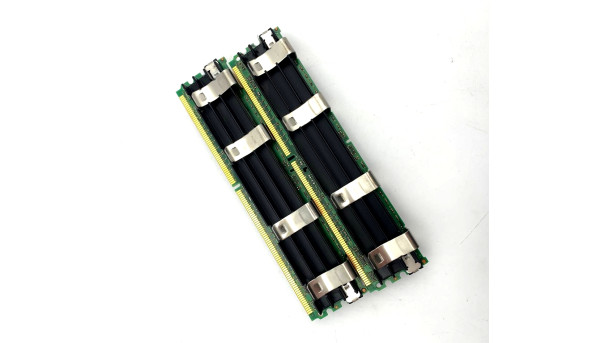 Модуль пам'яті ( 2 x 512 MB ) для сервера Micron 1Rx8 PC2-5300F-555-12-A0  MT9HTF6472JY-667B4D3  Б/В