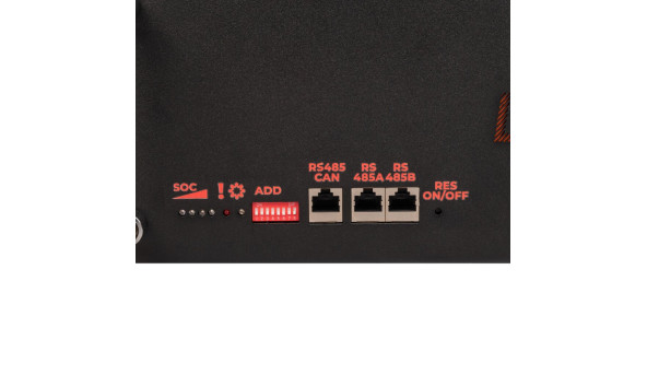 Аккумулятор LP LiFePO4 51,2V - 100 Ah (5120Wh) (BMS SP 100A/50А) RM RS485/CAN LCD BL - 639709