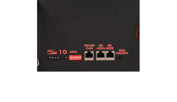 Аккумулятор LP LiFePO4 51,2V - 100 Ah (5120Wh) (BMS SP 100A/50А) RM RS485/CAN LCD BL - 639709