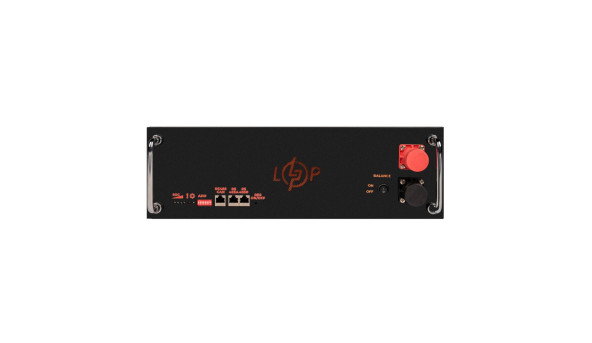 Аккумулятор LP LiFePO4 51,2V - 100 Ah (5120Wh) (BMS SP 100A/50А) RM RS485/CAN LCD BL - 639709