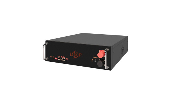 Аккумулятор LP LiFePO4 51,2V - 100 Ah (5120Wh) (BMS SP 100A/50А) RM RS485/CAN LCD BL - 639709