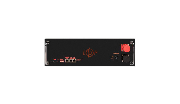 Аккумулятор LP LiFePO4 51,2V - 100 Ah (5120Wh) (BMS SP 100A/50А) RM RS485/CAN LCD BL