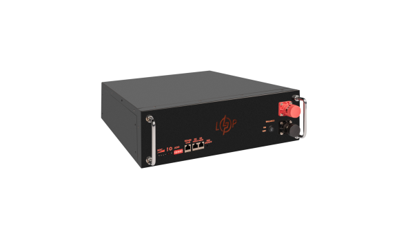 Аккумулятор LP LiFePO4 51,2V - 100 Ah (5120Wh) (BMS SP 100A/50А) RM RS485/CAN LCD BL - 639709
