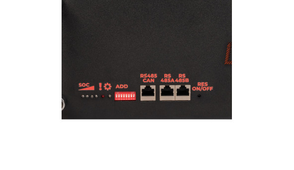 Аккумулятор LP LiFePO4 51,2V - 100 Ah (5120Wh) (BMS SP 100A/50А) RM RS485/CAN LCD BL - 639709