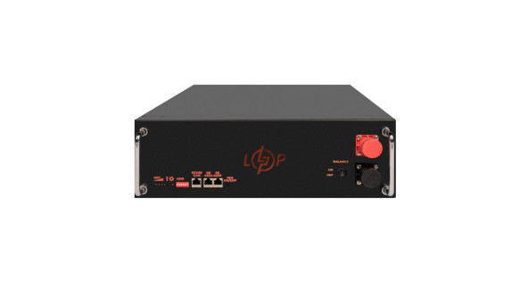 Аккумулятор LP LiFePO4 51,2V - 100 Ah (5120Wh) (BMS SP 100A/50А) RM RS485/CAN LCD BL - 639709