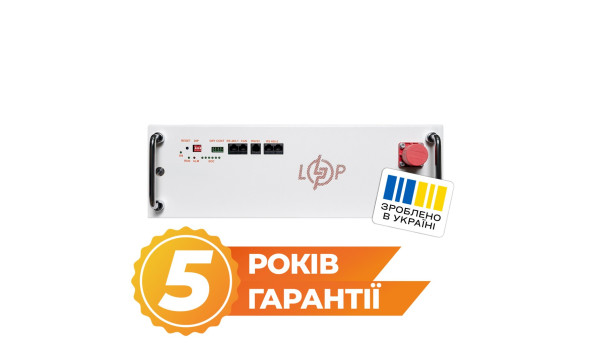 Аккумулятор LP LiFePO4 25,6V - 200 Ah (5120Wh) (BMS JK 150A/100А) RM RS485/CAN WH - 639742