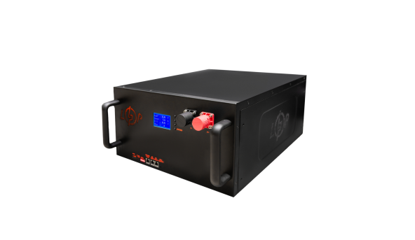 Аккумулятор LP LiFePO4 25,6V - 280 Ah (7168Wh) (BMS 200A/100А) LCD металл Smart RM RS485/CAN - 639759