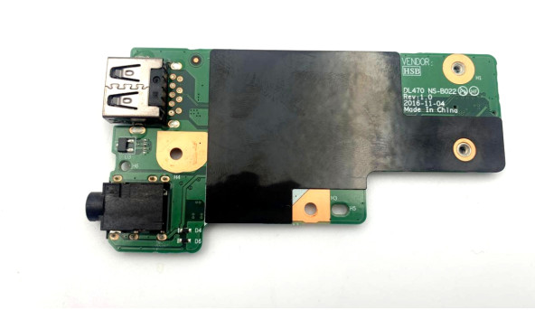 Плата USB / AUDIO для ноутбука Lenovo ThinkPad L470 DL470 NS-B022 01HW865 Б/В - 639854