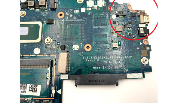 Материнская плата к ноутбуку Lenovo S340-15IWL EL5C3/EL531/EL431 LA-H101P  Intel Core i5-8265U (SRFFX) Б\У - 639895